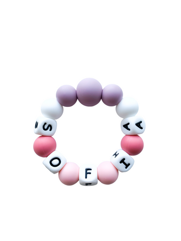 ICY Pink | Personalized Teether